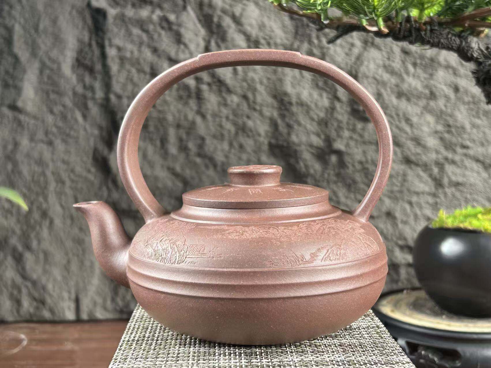 线圆提梁（刻绘）