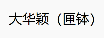大华颍（匣钵）